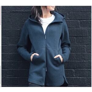 Lululemon Going Places Hooded Jacket 2 XS Navy Blue Sweatshirt Zip Hoodie